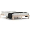 vidaXL Sengeramme heltre furu 140x190 cm