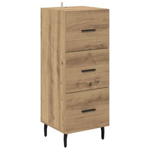 vidaXL Serviesskap artisan eik 34 x 34,5 x 90 cm Konstruert tre