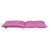 vidaXL Stolputer med lav ryggst&oslash;tte 2 stk rosa 100x50x7 cm stoff