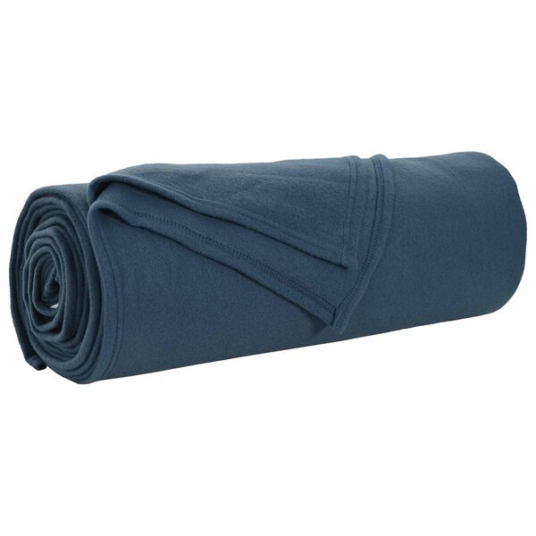 vidaXL Kastepledd 6 pcs Marinebl&aring; 350 x 270 cm Fleece