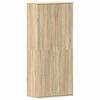 vidaXL Sko Skap 80 x 39 x 178 cm Konstruert tre Sonoma eik