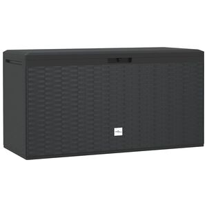 vidaXL Putekasse antrasitt 114x47x60 cm