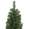 vidaXL Kunstig juletre med 300 LED gr&oslash;nn 240 cm PVC og st&aring;l og plast