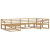 vidaXL Utend&oslash;rs sofa-sett 6 pcs Hvit 325 x 166,5 x 73 cm