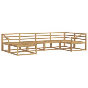 vidaXL Utend&oslash;rs sofa-sett 6 pcs Hvit 325 x 166,5 x 73 cm