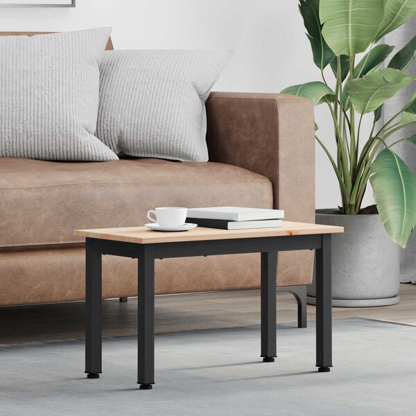 vidaXL Kaffebord Naturlig 60 x 30 x 36 cm Massiv furu