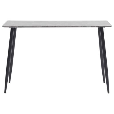 vidaXL Spisebord grå 120x60x75 cm MDF