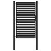 vidaXL Hageport l&aring;sbar svart 100x150 cm aluminium