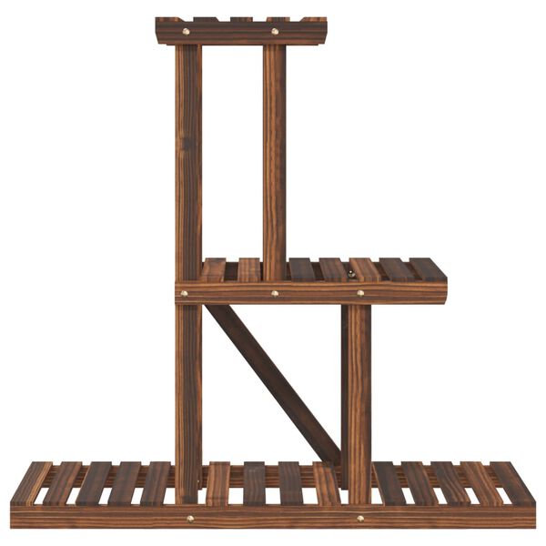 vidaXL Blomsterstativ 81x25x75,5 cm heltre gran