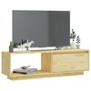 vidaXL TV-benk 110x30x33,5 cm heltre furu