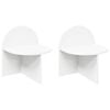 vidaXL Nattbord 2 stk. Hvit 40 x 35,5 x 45,5 cm Konstruert tre
