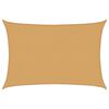 vidaXL Solseil 160 g/m&sup2; rektangul&aelig;r sand 2,5x3,5 m HDPE