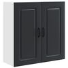 vidaXL Oppvaskmaskin-panel Kalmar Svart 80 x 31 x 80 cm Konstruert tre