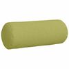vidaXL Bolster puter 2 pcs Lys grønn Ø 15 x 40 cm stoff