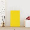 vidaXL Papirposer 50 stk med h&aring;ndtak gul 21x11x36 cm