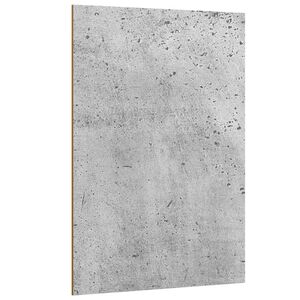 vidaXL Dekorpaneler 12 stk. Betonggr&aring; 15 x 21 x 0,27 cm Konstruert tre