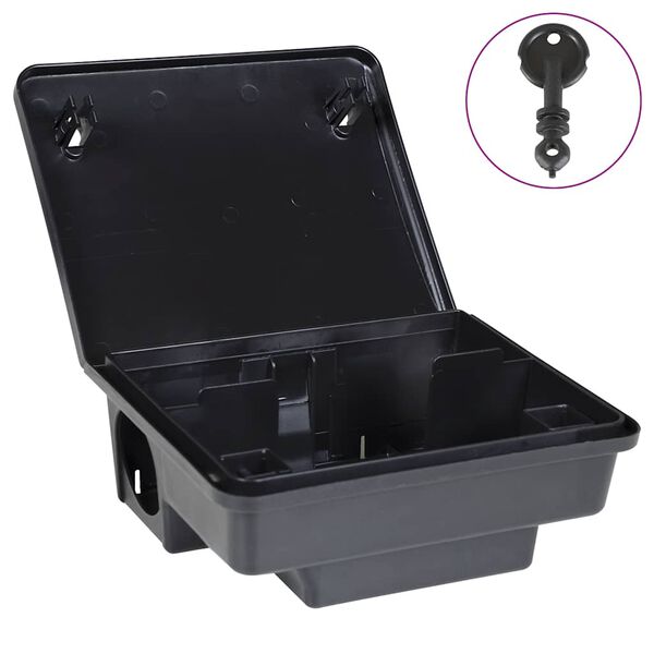 vidaXL Musefeller 6 stk svart 23x19x9,5 cm