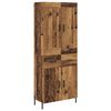 vidaXL H&oslash;yskap 2 stk. Gamle tre 69,5 x 34 x 180 cm Konstruert tre