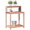 vidaXL Pottebord med hyller 82,5x50x109,5 cm heltre douglasgran