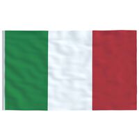 vidaXL Italiensk flagg 90x150 cm