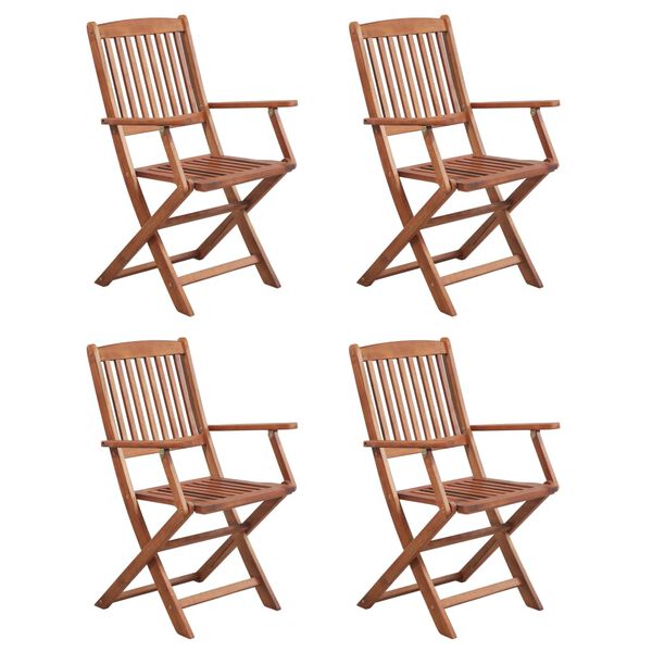 vidaXL Utend&oslash;rs spisestue 5 deler heltre akasie