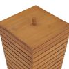 vidaXL Skittentøyskurv 30x30x45 cm heltre teak