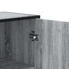 vidaXL Highboard gr&aring; sonoma 68x35x139 cm konstruert tre