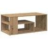 vidaXL Salongbord artisan eik 100x50x40 cm konstruert tre