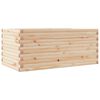 vidaXL Plantekasse 110x60x45,5 cm heltre furu