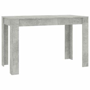 vidaXL Spisebord betonggr&aring; 120x60x76 cm konstruert tre