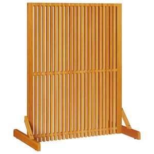 vidaXL Personvernsvegg Brun 79.5 x 50 x 110 cm Massivt akasietre