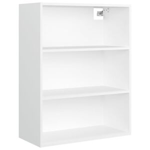 vidaXL Hengende veggskap hvit 69,5x32,5x90 cm