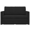 vidaXL Sammenleggbar Sofa seng Svart 124 x 71 x 78 cm Fl&oslash;yel