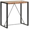 vidaXL Barbord 110x60x110 cm gjenvunnet heltre