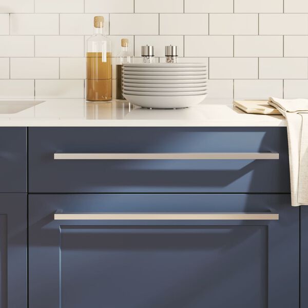 vidaXL Skaph&aring;ndtak 10 stk s&oslash;lv 480 mm rustfritt st&aring;l