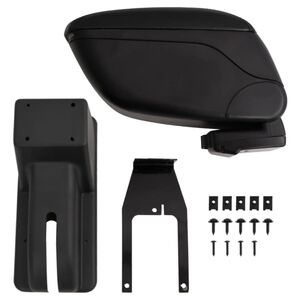 vidaXL Armlener til bil svart 12x29x(32-46) cm ABS