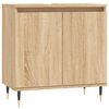 vidaXL Servantskap sonoma eik 58x33x60 cm konstruert tre