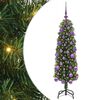 vidaXL Kunstig juletre gr&oslash;nn 120 cm PVC og st&aring;l og plast