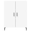 vidaXL Highboard hvit 69,5x34x180 cm konstruert tre