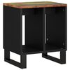 vidaXL Sidebord 40x31x46 cm gjenvunnet heltre og konstruert tre