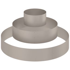 vidaXL Hageblomsterpotte Brun 120 x 120 x 20 cm Cortenst&aring;l