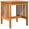 vidaXL Sidetabell Olje naturlig Solid akasietre