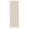 vidaXL Garderobe HAMAR honningbrun 99x45x137 cm heltre furu