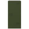 vidaXL Skjenk olivengrønn 34,5x39x73 cm stål