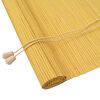 vidaXL Rullegardin Gul 100 x 220 cm Bambus