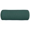 vidaXL Bolster puter 2 pcs Mørkegrønn Ø 25 x 70 cm stoff