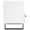 vidaXL Nattbord hvit 40x35x47,5 cm konstruert tre