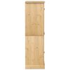 vidaXL Garderobe Corona 76x50x170 cm heltre furu