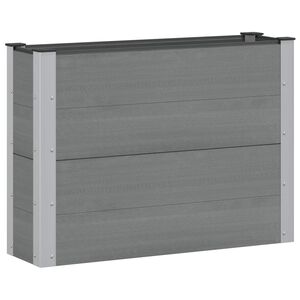 vidaXL H&oslash;ybed Gr&aring; 100 x 30 x 72 cm
