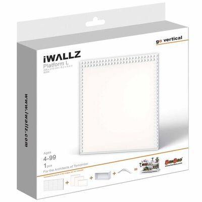 iWALLZ Plattformsett 3 stk hvit i8025